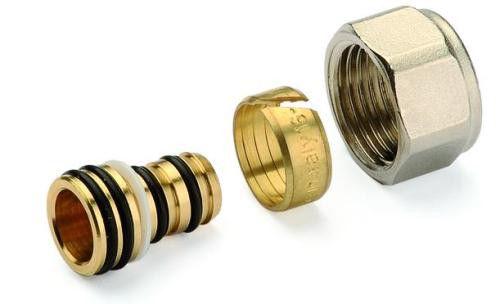 Stout Фитинг компрессионный для труб PEX-AL-PEX 16х2,0х3/4 фото #1